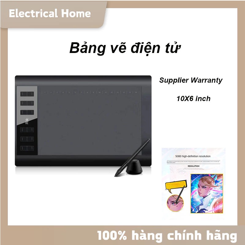 Một phiên bản nâng cấp mới của bảng điện tử GAOMON 1060 PRO 10x6 inch, áp dụng cho Ps, Ai, FL