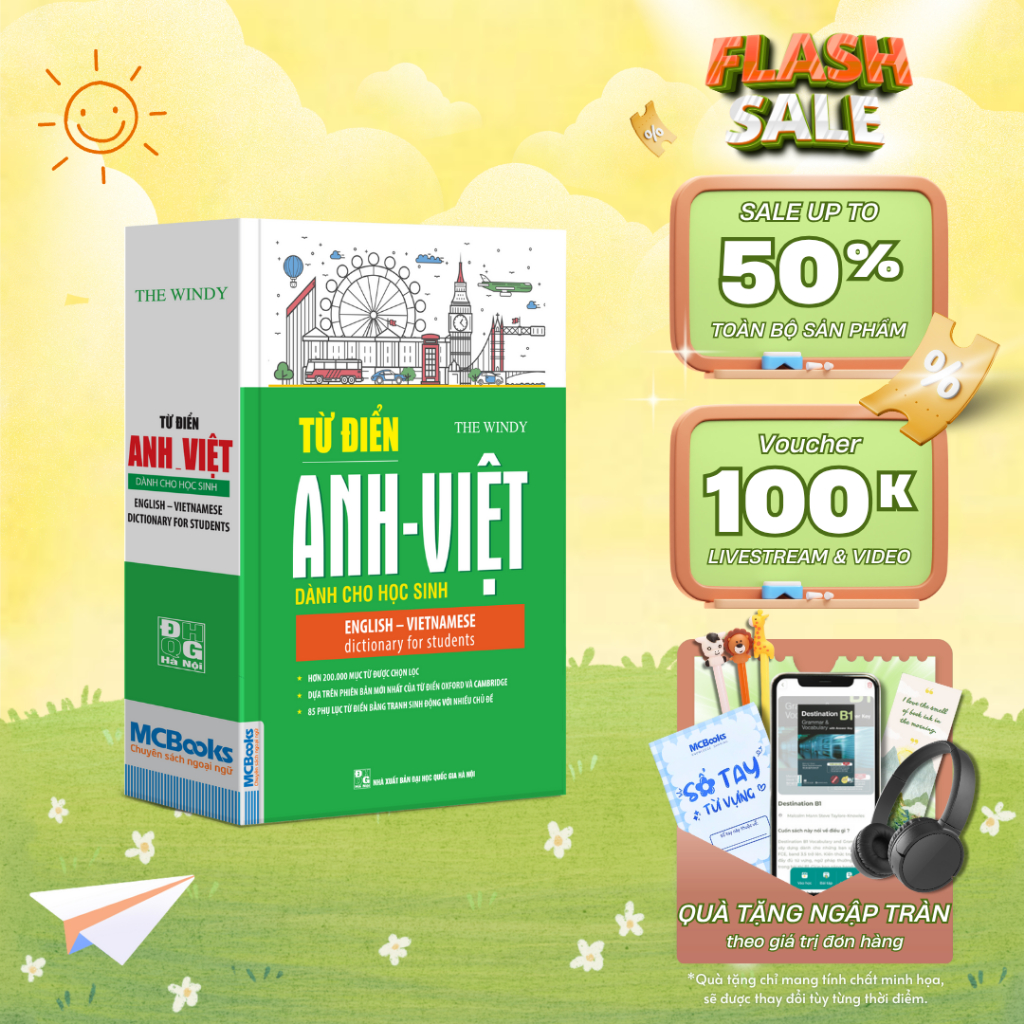 Sách - Từ điển Anh - Việt dành cho học sinh - Mcbooks Chính Hãng