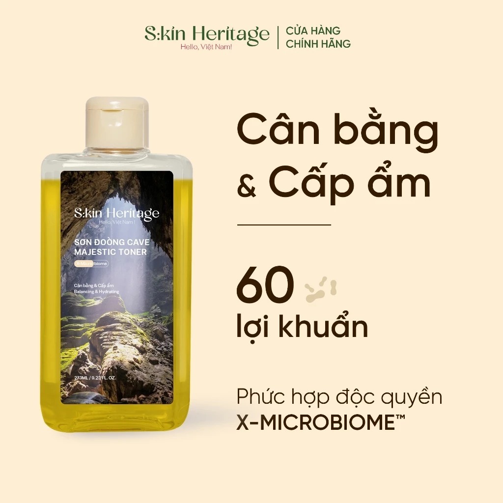Nước hoa hồng Skin Heritage Sơn Đoòng Cave Majestic Toner | BigBuy360 - bigbuy360.vn