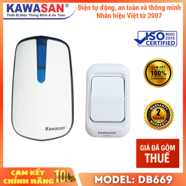 CHUÔNG CỬA KHÔNG DÂY DB669