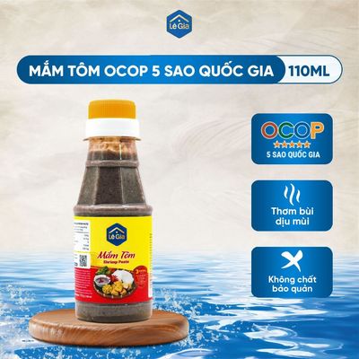 [OCOP 5 sao Quốc Gia] Mắm tôm Lê Gia Thanh Hóa - chai nhựa pet 110g