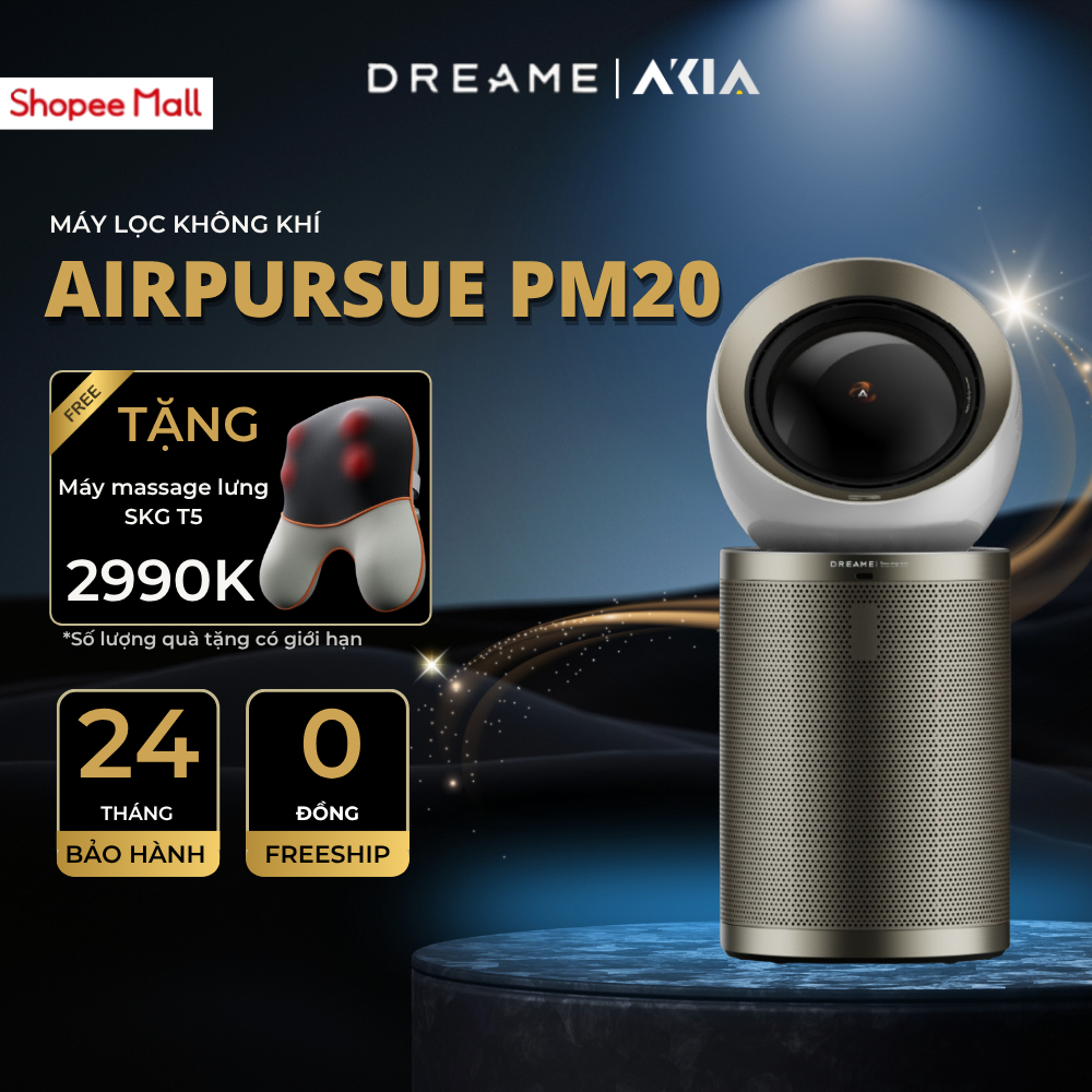 Máy lọc không khí Dreame AirPursue™ PM20 - Bảo Hành 24 Tháng