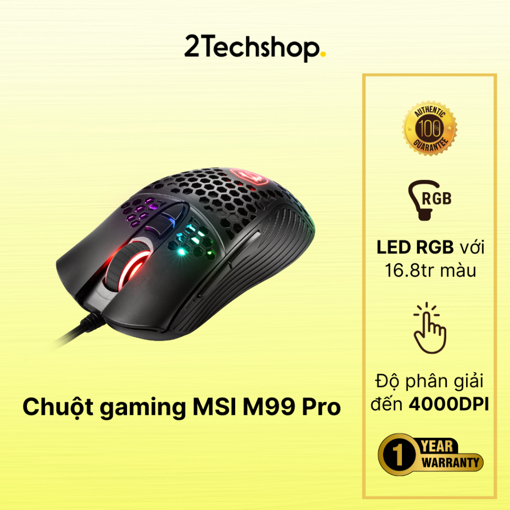 Chuột Gaming có dây MSI M99 Pro 20th