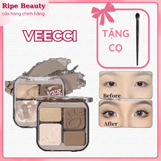 VEECCI Bảng Phấn Bắt Sáng Và Tạo Khối Tự Nhiên Lâu Trôi Chống Nước 8g