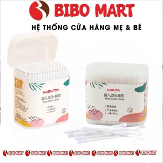  Bông ngoáy tai cho bé Vcool 2 đầu kháng khuẩn tăm bông sơ sinh tiện lợi hộp 200-400 que 