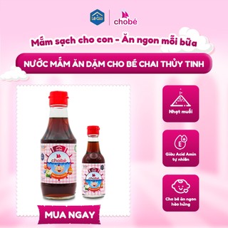 Nước mắm cho bé Lê Gia chai thủy tinh