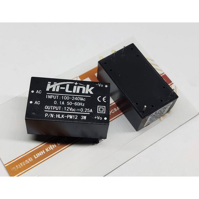 HLK-PM12 Module Nguồn AC-DC Hi-Link 12VDC 3W