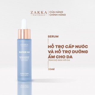   E2E X Zakka  Tinh Chất Cấp Ẩm Đa Tầng Super HA Hyaluronic B5 Hydrating Serum HA Zakka Naturals 30ml 