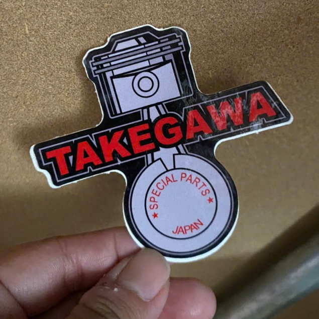 Tem Logo Sticker Takegawa Special Part 🚗🚗