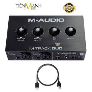   Chính Hãng  Soundcard M-audio M-Track Duo - Sound Card Bộ Thu Âm Thanh Livestream MAudio MTrack Audio M Track 