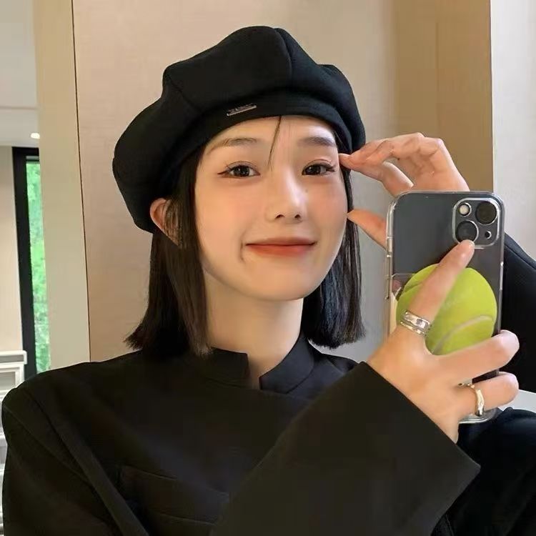 Mũ Nồi Vải Dạ KAHAT, Mũ Beret Nữ Thời Trang Hàn Quốc Cho Mùa Thu Đông Giúp Khuôn Mặt Nhỏ Gọn | BigBuy360 - bigbuy360.vn