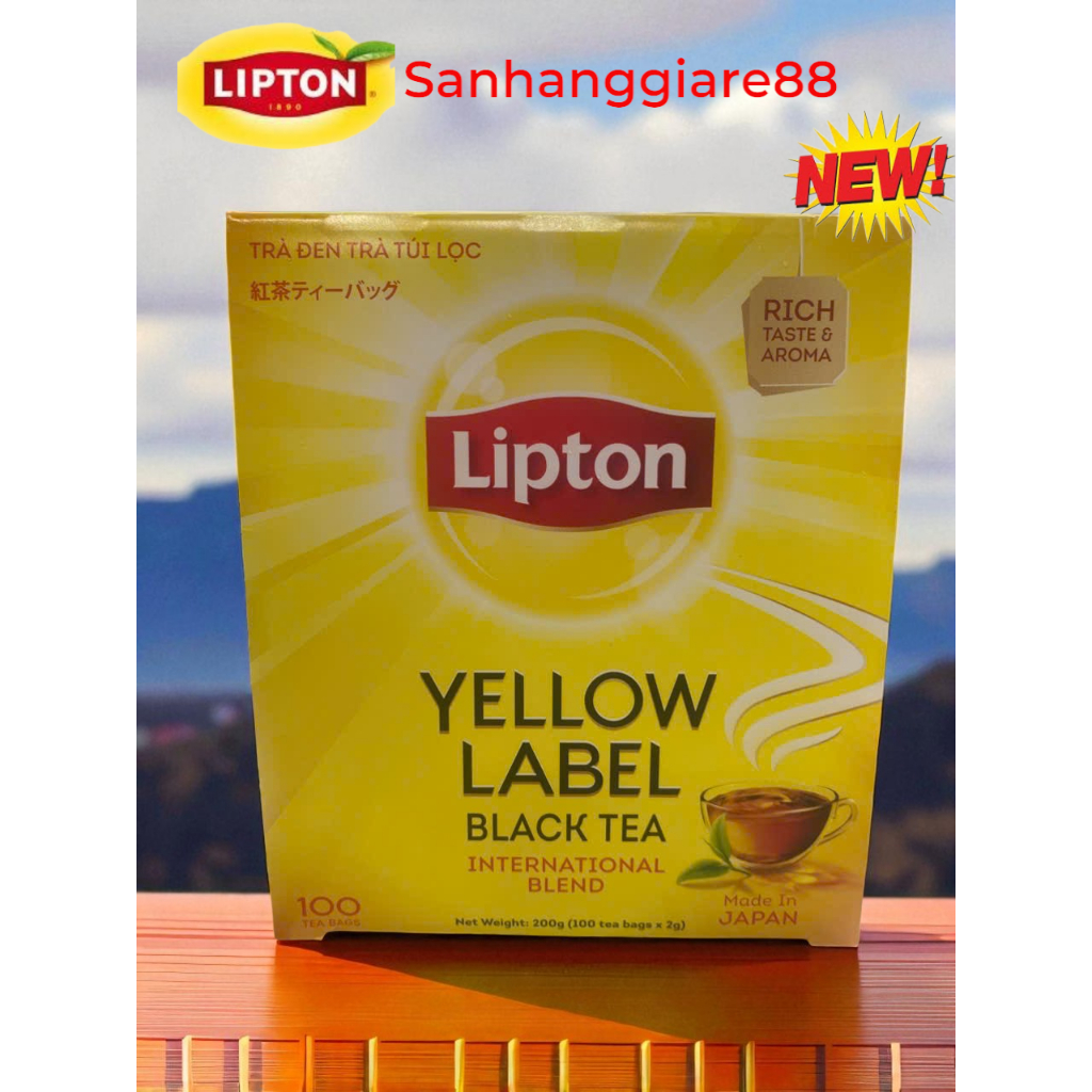 Trà đen Lipton 100 gói/ hộp