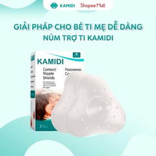 Núm Trợ Ti Kamidi Chất Liệu Silicon Co Dãn Mềm Mại Bảo Vệ Đầu Ngực Cho Mẹ Và Hỗ Trợ Cho Bé Ti Song Song Bình Sữa