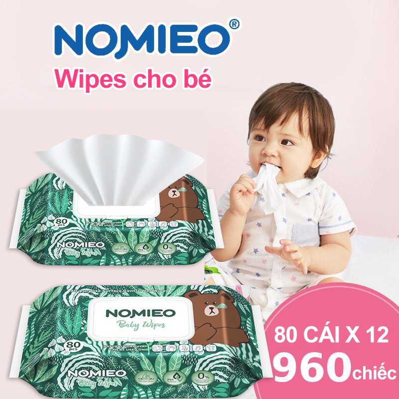 Khăn ướt, không chứa cồn và paraben, chất lượng cao, phù hợp với da nhạy cảm