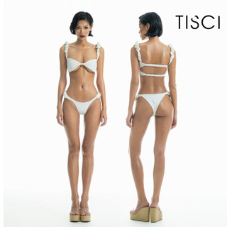 Bikini Hai Mảnh Tay Phồng TISCI Thiết Kế Hình Nơ Cắt May Gợi Cảm Với Vải Thun Mềm Mại - AZURE BIKINI