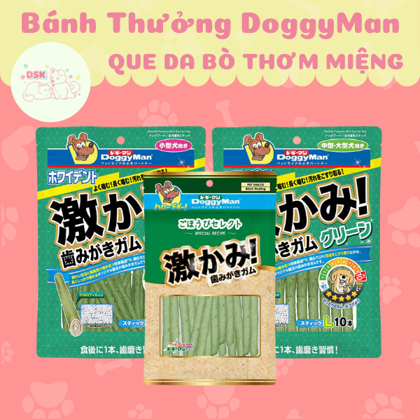 Que Da Bò Thơm Miệng Cho Chó DoggyMan - Gói 10/30 Que