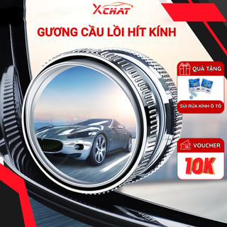  Bộ 2 gương cầu lồi hít kính chiếu hậu ô tô XCHAT xoay 360 xóa điểm mù  đảm bảo an toàn khi lái xe  lỗi 1 đổi 1 