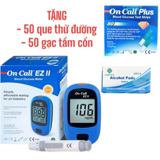 [TẶNG 50 QUE ĐƯỜNG] Máy đo đường huyết Acon On Call EZ II