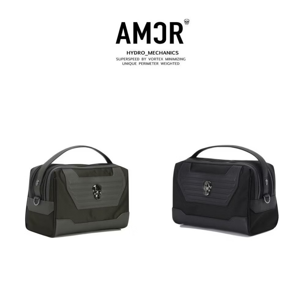 Túi Cầm Tay Golf AMAZINGCRE Hàn Quốc Chính Hãng | AMAZINGCRE Fine Liner Pounch | Túi Clutch 2 Ngăn C