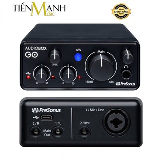   Chính Hãng  Soundcard PreSonus AudioBox Go 2x2 USB-C Audio Box Interface - Sound Card Thu Âm Thanh & Livestream 