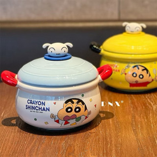  Bát Tô Ăn Mì Cơm Canh -Thố Nắp Đa Năng Đựng Đồ Ăn Kèm Nắp Gốm Sứ Cao Cấp Hình Shin Tom & Jerry Dễ Thương  chính hãng  