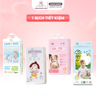 [1 BỊCH] Tã Bỉm Momotaro, Momo Diamond, Momo Nature Mới, Love Max Cho Bé