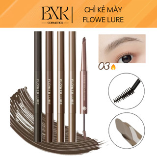 Bút Chì Kẻ Mày Flower Lure Kem Nhuộm Mày Đa Năng 2 Trong 1 Chống Nước Lâu Trôi BXK COSMETICS
