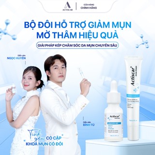 Combo Kem Chấm Mụn và Serum Mụn Miếng Dán Mụn Giảm Sưng Viêm Mụn Bọc  Mờ Thâm Mờ Sẹo Actiscar 