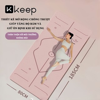  Thảm Tập Gym KEEP Miếng Lót Yoga TPE Lớn Chống Trượt Mềm Mật Độ Cao Dày Cho Người Mới Bắt Đầu Rèn Luyện 