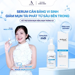 Serum Mụn Và Kem Chấm Mụn, Miến Dán Mụn Giảm Sưng Viêm, Mụn Bọc,  Mờ Thâm Mờ Sẹo Làm sáng da Actiscar