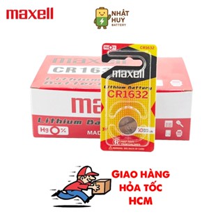 Pin Cúc Áo MAXELL CR1632 (Vỉ 1 viên) Lithium 3V Cao Cấp Made In JAPAN - Hàng Chính Hãng