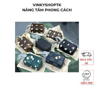 Túi xách cầm tay dopp kit da thật bản đẹp fullbox