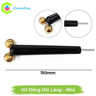 Lăn Hít Sừng Đôi Láng Lớn - Dụng Cụ Diện Chẩn ( Cây Lăn Hít Thịt Massage Cổ Vai, Gáy , Nâng Cơ,...)