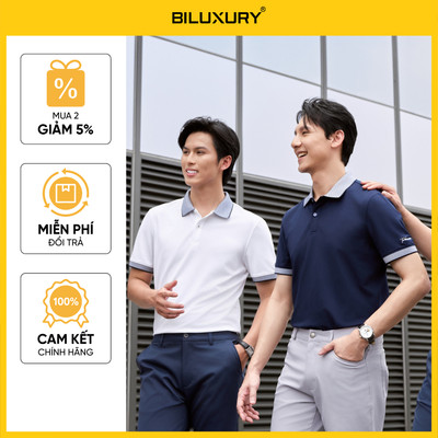 [T8_ĐỒNG GIÁ 329K] Áo Polo Nam 9APCB561 Biluxury Form Slimfit Cao Cấp Chống Nhăn Bền Màu