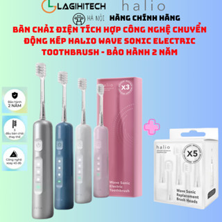   Mới  Bàn Chải Điện Tích Hợp Công Nghệ Chuyển Động Kép Halio Wave - Bảo hành 2 năm - Chính Hãng 