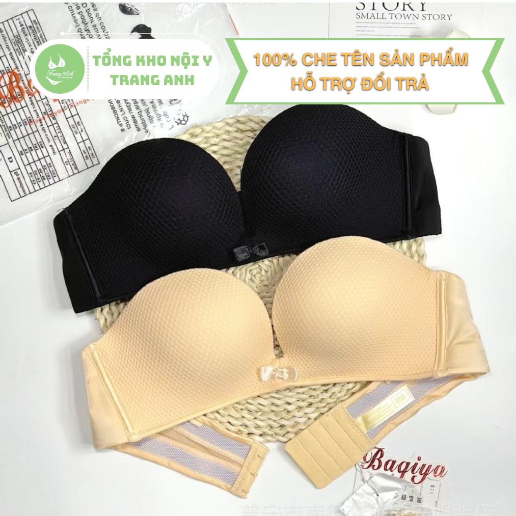 Áo Lót Nữ Đúc Su Không Dây Không Gọng Mút Dày Nâng Ngực Tạo Khe Sâu Gợi Cảm Form Chuẩn SU025