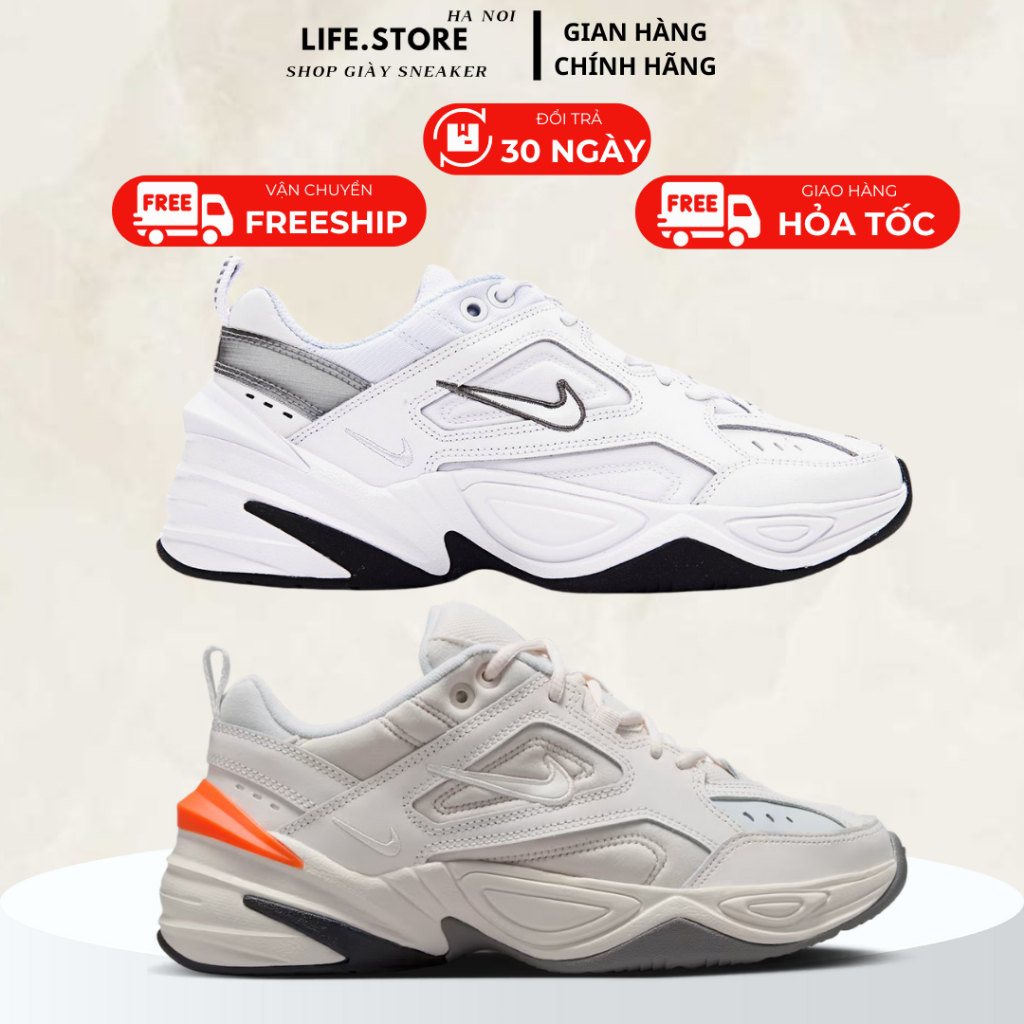 Giày Thể Thao Sneaker_ Nike M2K Tekno đủ màu, unisex nam nữ cao cấp êm đẹp - LIFE.SNEAKER