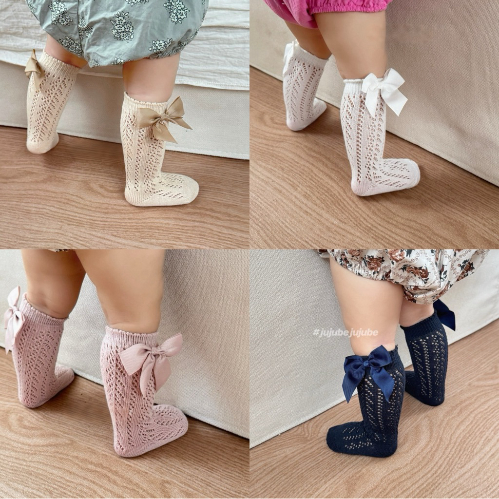 Tất lưới, tất cotton cao cấp Sulie House – Tất cho bé trai bé gái  thu đông