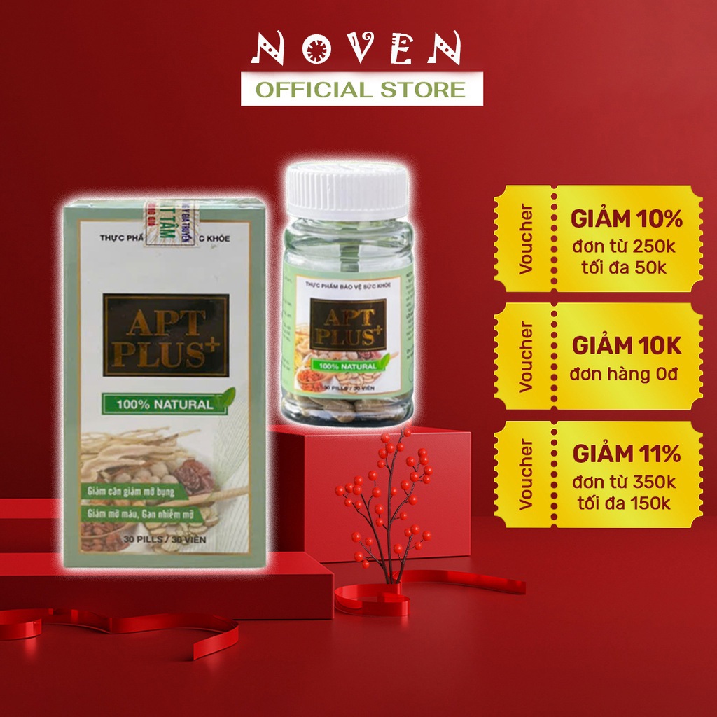 Giảm cân Apt Plus mẫu mới trà thảo mộc giảm béo nhanh an toàn mới nhất không phải thuố.c giảm cân