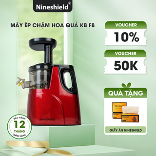 Máy ép chậm Nineshield KBF8 ép trái cây rau củ kiệt bã dung tích 1L công nghệ ép lạnh công suất 150W