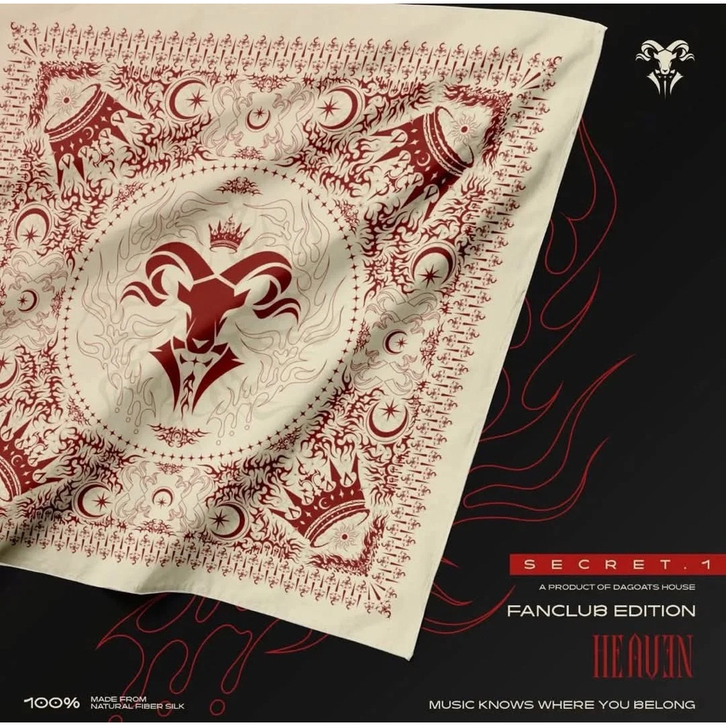 BANDANA BLINBOX SECRET HEAVEN HAV - Chính hãng DG House - có sẵn giao ngay