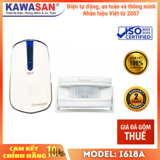 Chuông báo khách cảm biến hồng ngoại, không dây KW-I618A - Kawasan