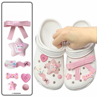 Dép Cr Kèm Charm Mix Dép Sục Nam Nữ Nhiều Màu Êm Chân Đế Chống trơn trượt cao 4cm - Hỗ trợ đổi size Michi.Michi