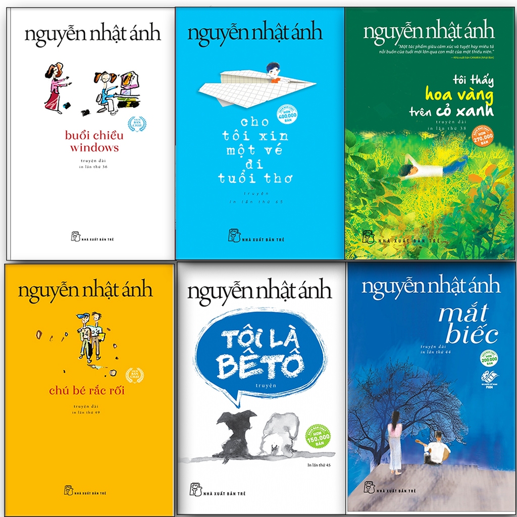 Sách - Tuyển tập truyện Nguyễn Nhật Ánh (45 tập) - NXB Trẻ