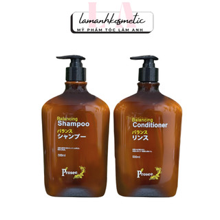  Dầu gội xả Prosee Balancing AS AC13 500ml hỗ trợ giảm gàu và làm sạch da đầu 