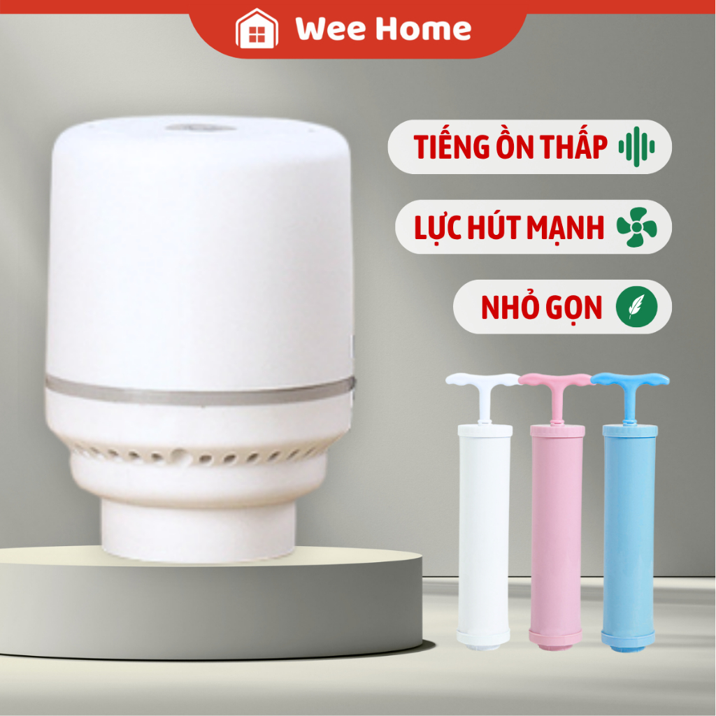 Máy Hút Chân Không Quần Áo 220V Weehome tiện lợi kích thước nhỏ gọn dễ mang theo