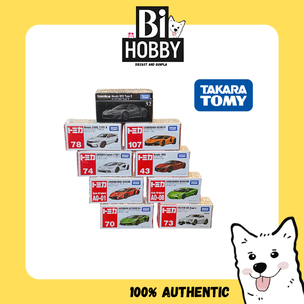 [TOMICA] Xe mô hình Tomica chính hãng  1:64 - TOMICA Nhiều mẫu - Bihobby.