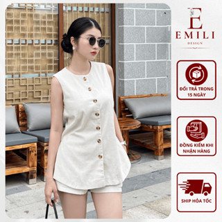  Set gile nữ Emili Design Set quần áo nữ mùa hè phong cách Hàn Quốc  T315  
