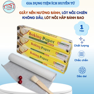 Giấy nến nướng bánh, lót nồi chiên không dầu, lót nồi hấp bánh bao tiện lợi hãng Đồng Tâm