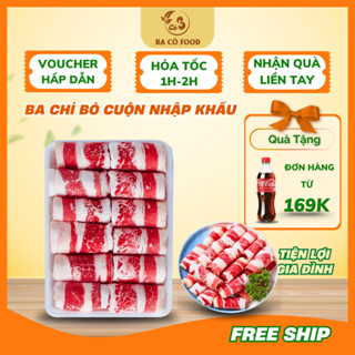[ Siêu Tốc HCM ]   Ba Chỉ Bò Nhúng Lẩu- Bò Mỹ Excel Khay 500G
